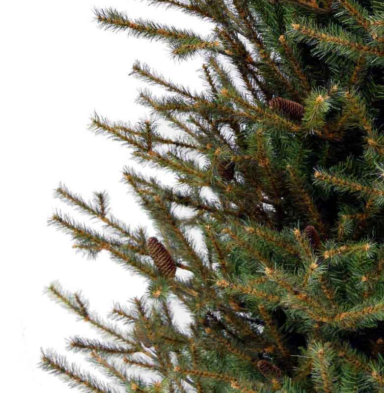 Faux Christmas Artificial Pine Needle Stem 33.1 Tall – RusticReach